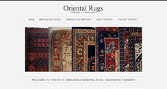 Desktop Screenshot of orientalrugsvt.com